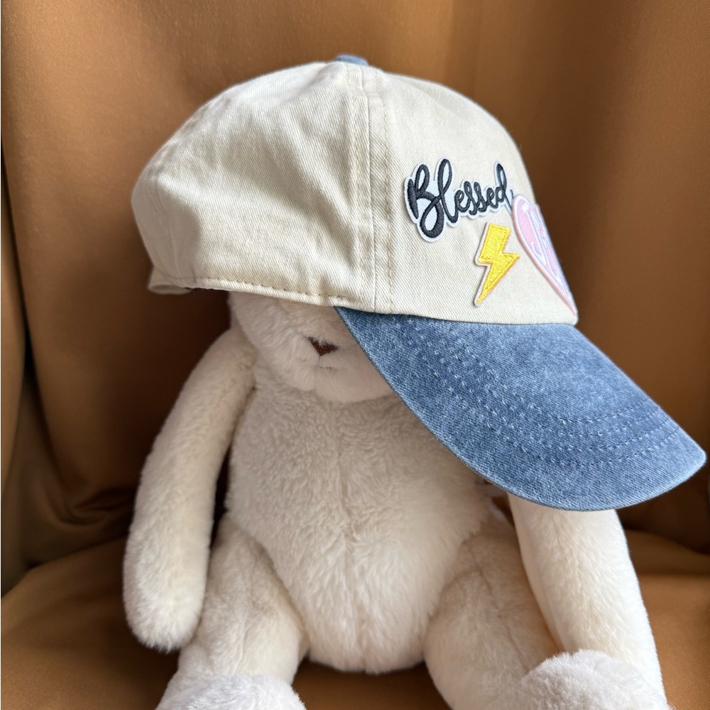 Two-Tone Patch Baseball Cap - Picture 2 of 2